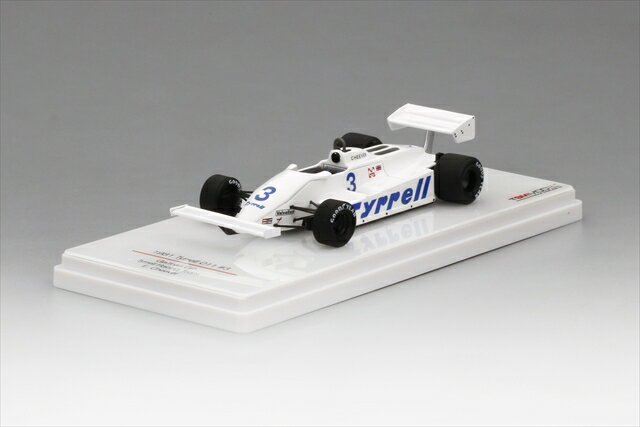 トゥルースケール 1/43 ティレル 011 No.3 1981 F1 ドイツGP E.チーバー 完成品ミニカー TSM154361