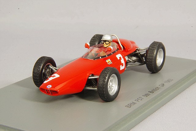 スパーク 1/43 BRM P57 No.3 1963 F1 イギリスGP L.バンディーニ 完成品ミニカー S5270