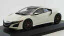 ホビージャパン 1/18 ホンダ NSX 2016 ホワイト 完成品ミニカー HJ1802W