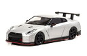 CARNEL 1/64 ニッサン GT-R ニスモ Nアタックパッケージ R35 2015 シルバー 完成品ミニカー CN640018