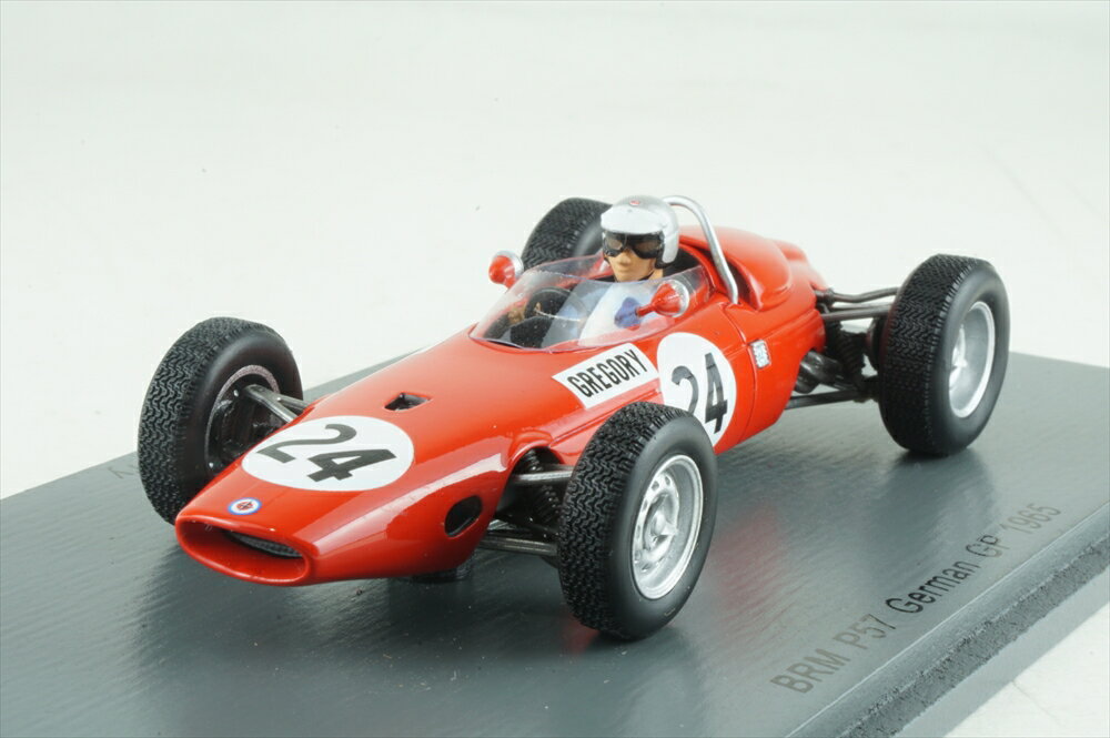 スパーク 1/43 BRM P57 No.24 1965 ドイツGP 8位 M.グレゴリー 完成品ミニカー S4793