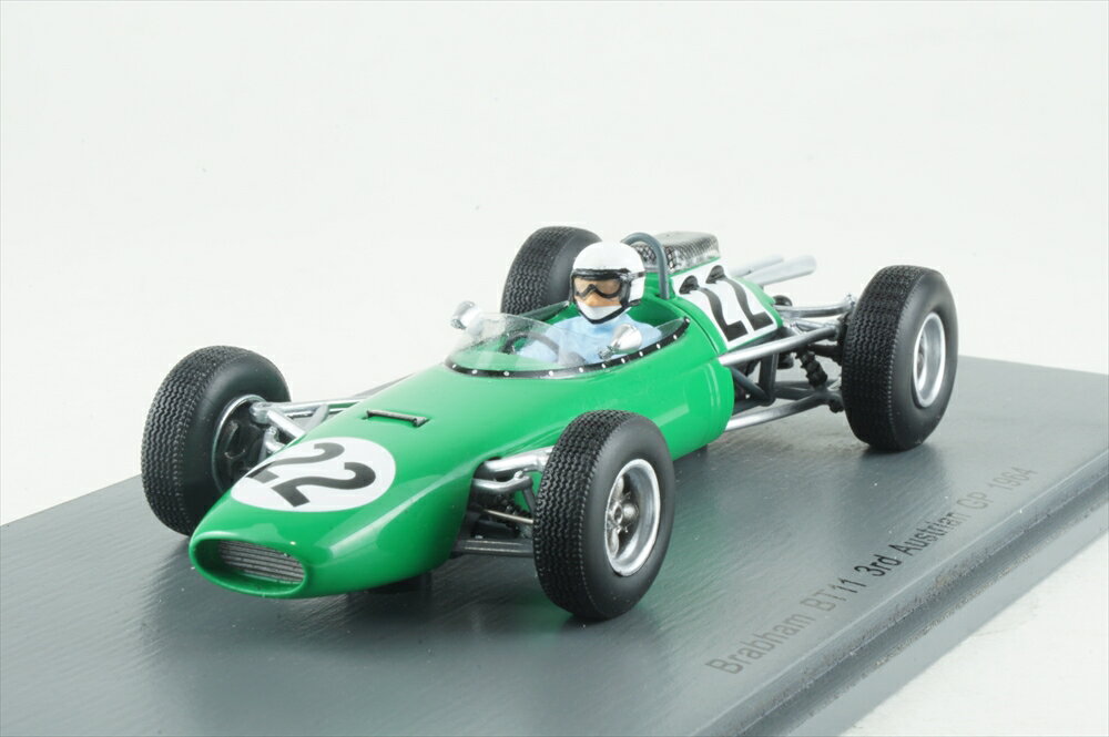 スパーク 1/43 ブラバム BT11 No.22 3rd 1964 F1 オーストラリアGP B.アンダーソン 完成品ミニカー S5252