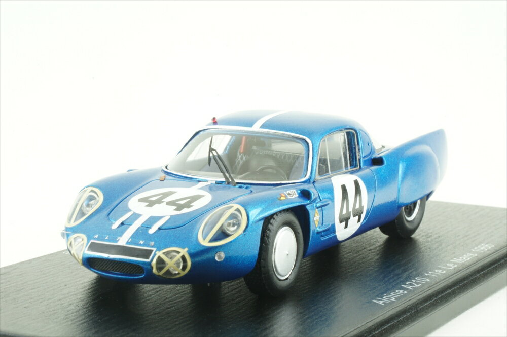 スパーク 1/43 アルピーヌ A210 No.44 1966 ル・マン24時間 11位 J.Cheinisse/R.de Lageneste 完成品ミニカー S5491