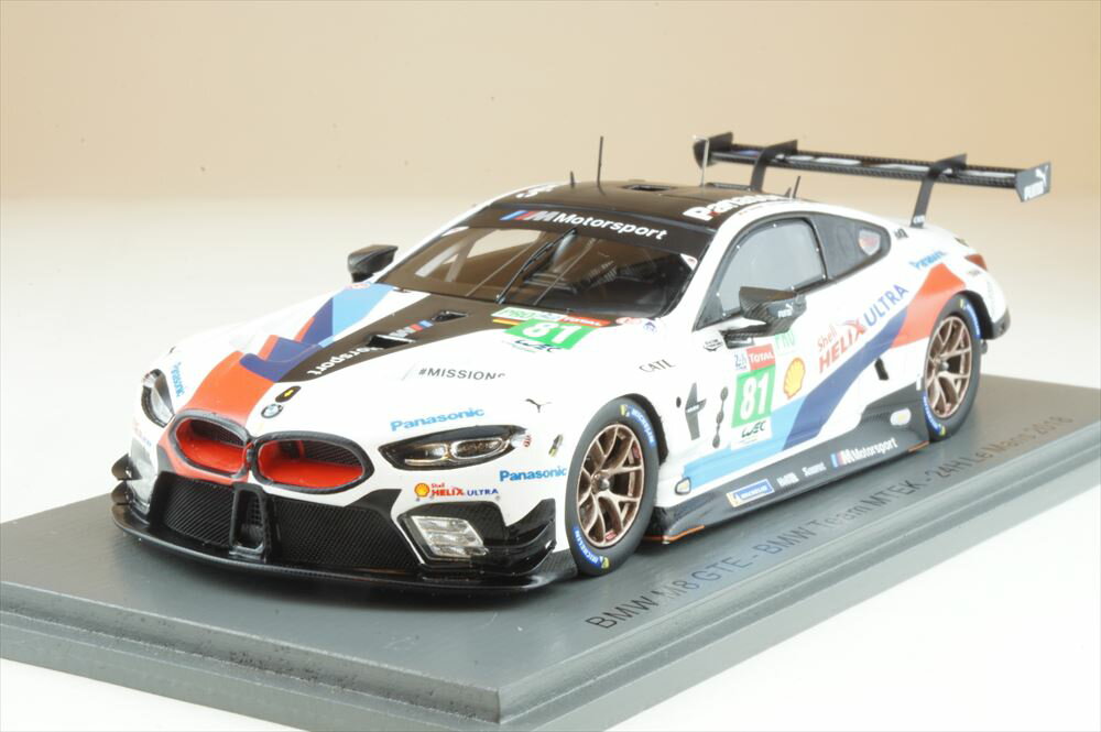 トゥルースケール/スパーク 1/43 BMW M8 GTE No.81 チームMTEK 2018 ル・マン24時間 M.トムチェク/N.カツバーグ/P.Eng 完成品ミニカー TSM430487