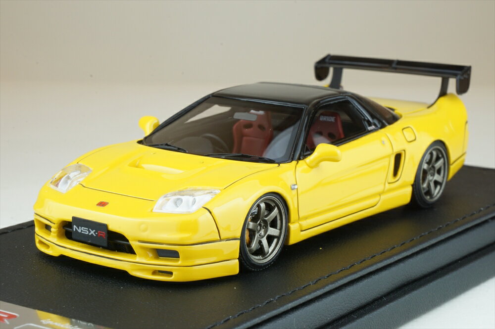 イグニッションモデル 1/43 ホンダ NSX-R NA2 イエロー 完成品ミニカー IG1902