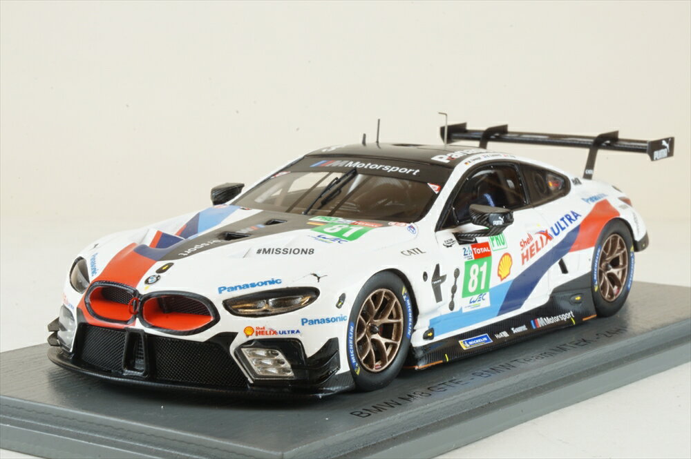 Spark/トゥルースケール特注 1/43 BMW M8 GTE No.81 BMW MTEK 2019 ル・マン24時間 N.カツバーグ/M.トムチェク/P.Eng 完成品ミニカー TSM430473