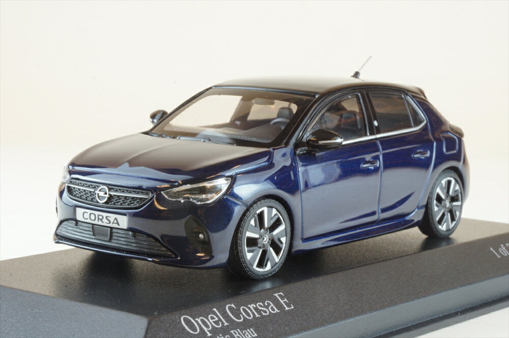 乐天商城 - ミニチャンプス 1/43 オペル コルサ E 2019 ブルーメタリック 完成品ミニカー 410049000