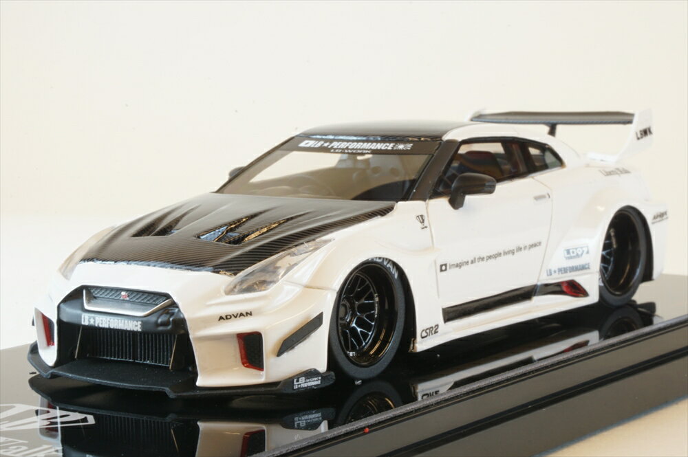 トゥルースケール 1/43 LB-Silhouette WORKS GT ニッサン 35GT-RR バージョン1 ホワイト 完成品ミニカー TSMV0008