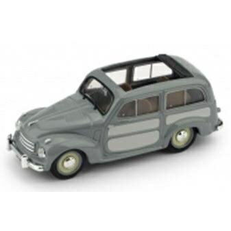 乐天商城 - ブルム 1/43 フィアット 500C ベルヴェデーレ 1951 オープン グレー/ライトグレー 完成品ミニカー R028-03