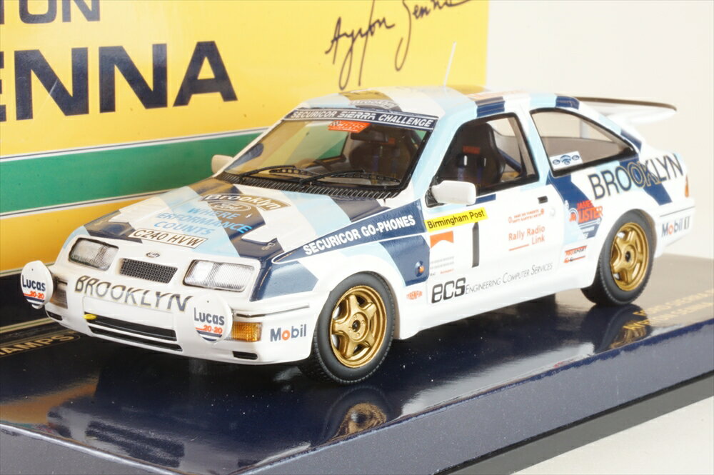 ミニチャンプス 1/43 フォード シエラ RS 500 1986 WRCラリー A.セナ セナコレクション 完成品ミニカー 540864399