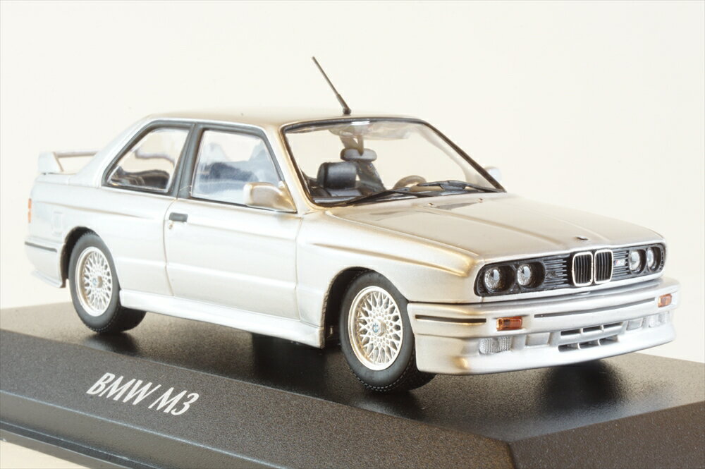マキシチャンプス 1/43 BMW M3 E30 1987 シルバーメタリック 完成品ミニカー 940020302