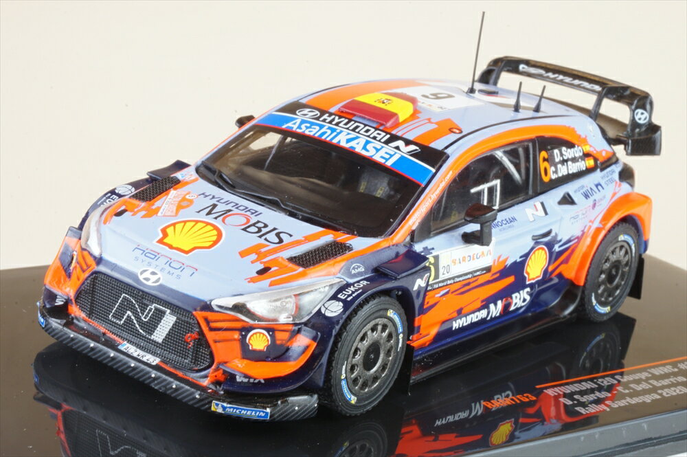 イクソ 1/43 ヒュンダイ i20 クーペ No.6 2020 WRC ラリー・サルデーニャ D.ソルド/C.バリオ 完成品ミニカー RAM763