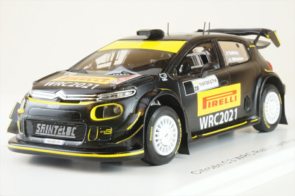 スパーク 1/43 シトロエン C3 サンテロック 2020 WRC ラリー・サルデーニャ ピエリ ティレルTest P.ソルベルグ/A.ミケルセン 完成品ミニカー S6574
