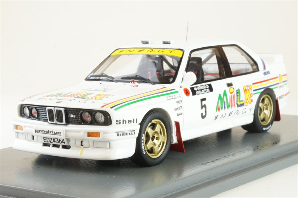 スパーク 1/43 BMW M3 E30 No.5 1988 WRC 1000湖ラリー フィンランド A.バタネン/B.Berglund 完成品ミニカー S7826