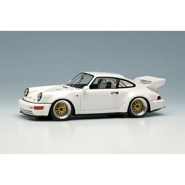 ヴィジョン 1/43 ポルシェ 911 964 カレラ RSR 3.8 1993 BBSホイール ホワイト 【取寄対応】 完成品ミニカー VM214A