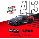 ターマックワークス 1/43 LB-ワークス ニッサン GT-R R35 タイプ2 アドヴァン 完成品ミニカー T43-019-ADV