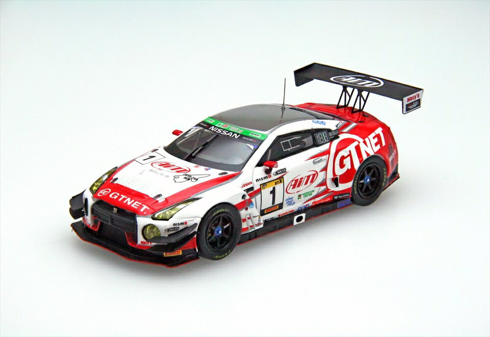 エブロ 1/43 GTNET GT3 ニッサン GT-R No.1 2019 SUPER TAIKYU Fuji 24時間レース ウイナー 浜野彰彦/星野一樹/藤波清斗 完成品ミニカー 45676