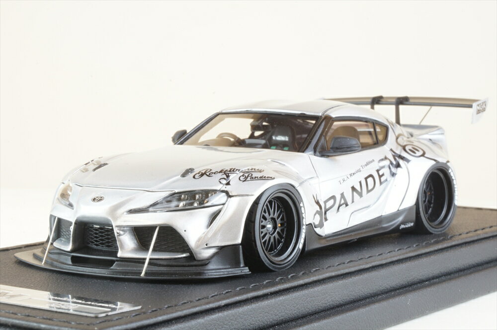 イグニッションモデル 1/43 パンデム トヨタ スープラ A90 シルバー 完成品ミニカー IG2146