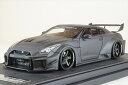 イグニッションモデル 1/43 LB-シルエットワークス GT ニッサン 35GT-RR マットブラック 完成品ミニカー IG2542