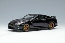 アイドロン 1/43 ニッサン GT-R プレミアムエディション T-spec 2022ミッドナイトパープル 完成品ミニカー EM624B