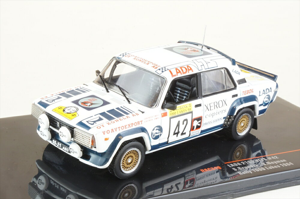 乐天商城 - イクソ 1/43 ラーダ 2105 VFTS No.42 1984 WRC 1000湖ラリー S.Brundza/V.Neyman 完成品ミニカー RAC349