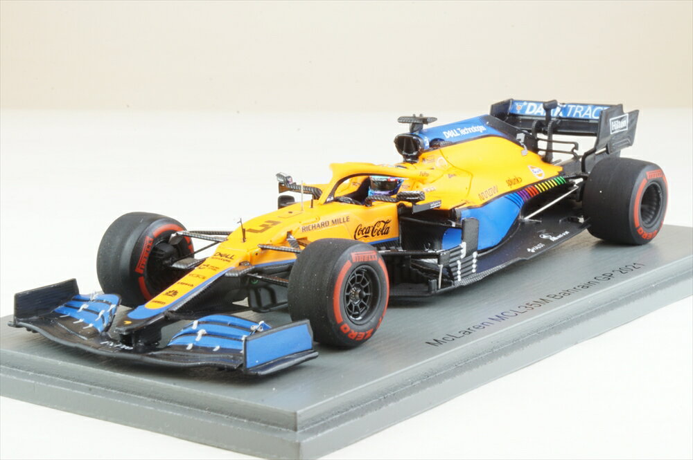 スパーク 1/43 マクラーレン MCL35M No.3 2021 F1 バーレーンGP 7位 D.リカルド 完成品ミニカー S7670