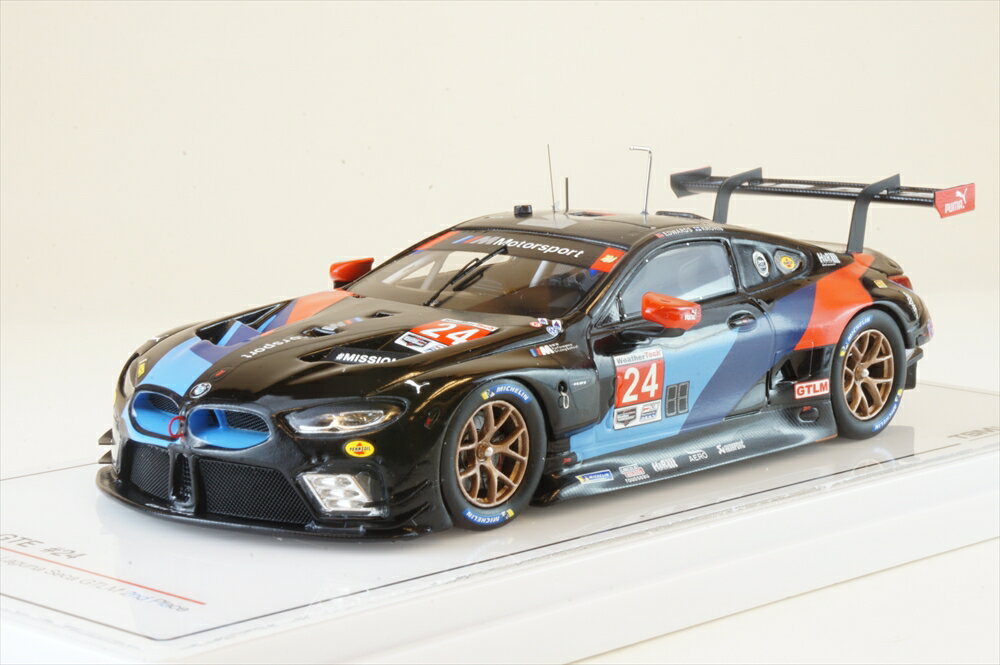 トゥルースケール 1/43 BMW M8 GTE IMSA BMW チーム RLL No.24 2019 ラグナセカ GTLM 2位 完成品ミニカー TSM430470