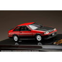 ホビージャパン 1/64 トヨタ カローラ AE86 2ドア TOM'S IGETA ホイール レッド/ブラック 完成品ミニカー HJ641035TRK 3