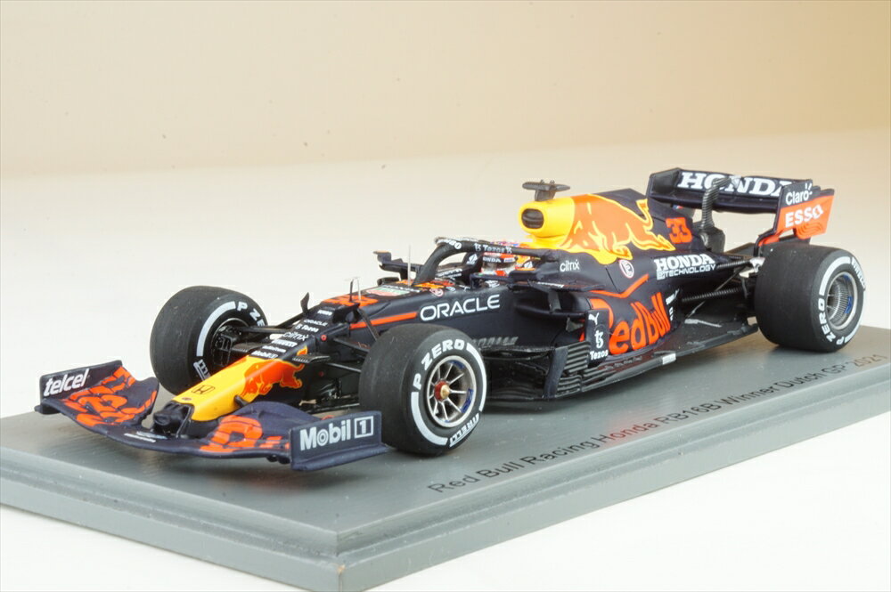 スパーク 1/43 レッドブル ホンダ RB16B No.33 2021 F1 オランダGP ウィナー M.フェルスタッペン ピットボード付属 完成品ミニカー S7686