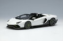 アイドロン 1/43 ランボルギーニ Aventador LP780-4 Ultimae ロードスター 2021 ビアンコオパリス/ブラックアクセント 完成品ミニカー EM635D