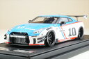 イグニッションモデル 1/43 LB-WORKS ニッサン GT-R R35 type 2 ホワイト/ブルー 完成品ミニカー IG2555