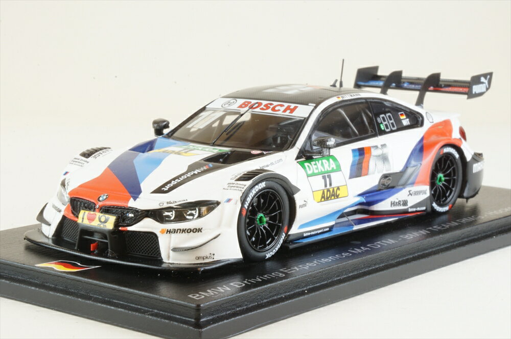 スパーク 1/43 BMW Driving Experience M4 DTM No.11 BMWチームRMG 2018 DTM ホッケンハイム M.ウィットマン 完成品ミニカー SG632