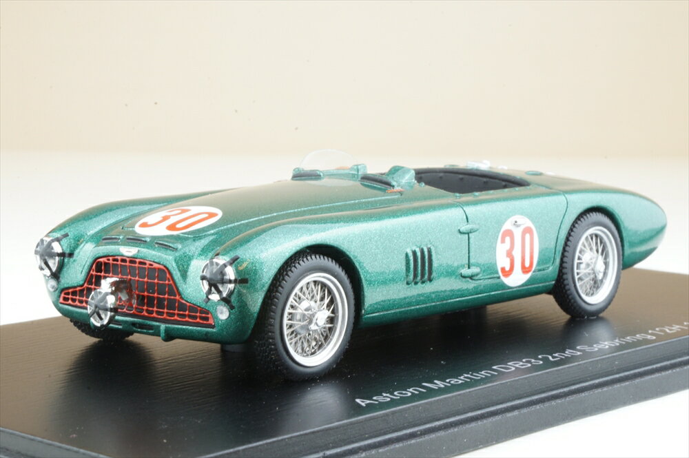 スパーク 1/43 アストンマーチン DB3 No.30 1953 セブリング12時間 2位 R.Parnell/G.Abecassis 完成品ミニカー S2448