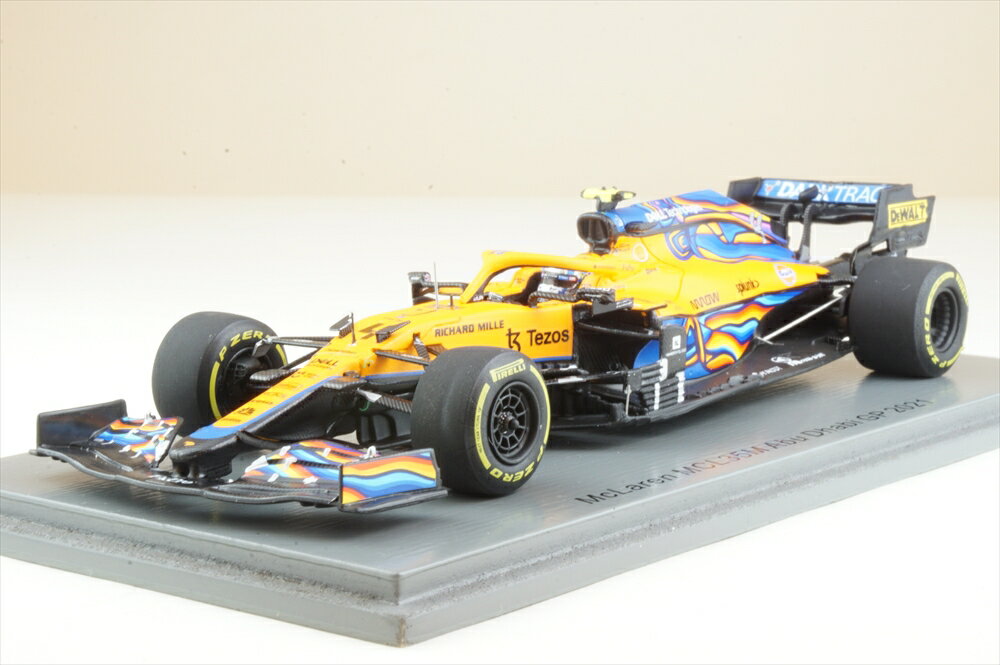 スパーク 1/43 マクラーレン MCL35M No.4 2021 F1 アブダビGP 7位 L.ノリス 完成品ミニカー S7855