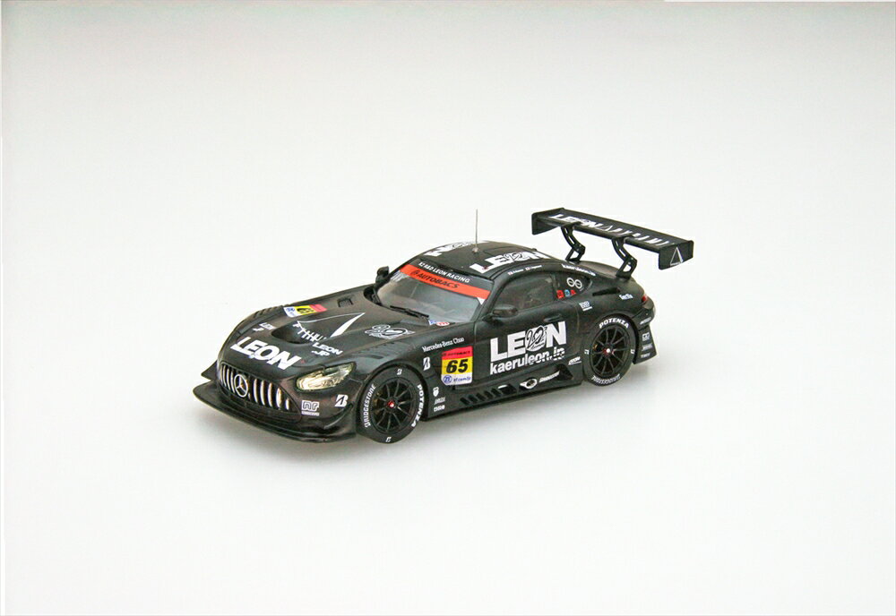 エブロ 1/43 レオン ピラミッド AMG No.65 2021 GT300 スーパーGT 6位 蒲生尚弥/菅波冬悟 完成品ミニカー 45797