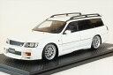 イグニッションモデル 1/18 ニッサン ステージア 260RS WGNC34 パール ホワイト 完成品ミニカー IG2885