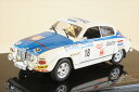 イクソ 1/43 サーブ 96 V4 No.18 1976 WRC 1000湖ラリー J.Vilkas/J.Soini 完成品ミニカー RAC378B