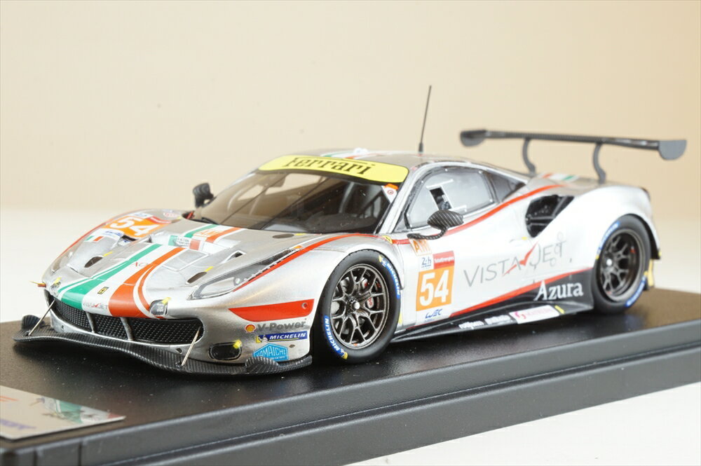 ルックスマート 1/43 フェラーリ 488 GTE EVO No.54 AFコルセ 2021 ル マン24時間 T.Flohr/G.Fiichella/F.Castellacci 完成品ミニカー LSLM124