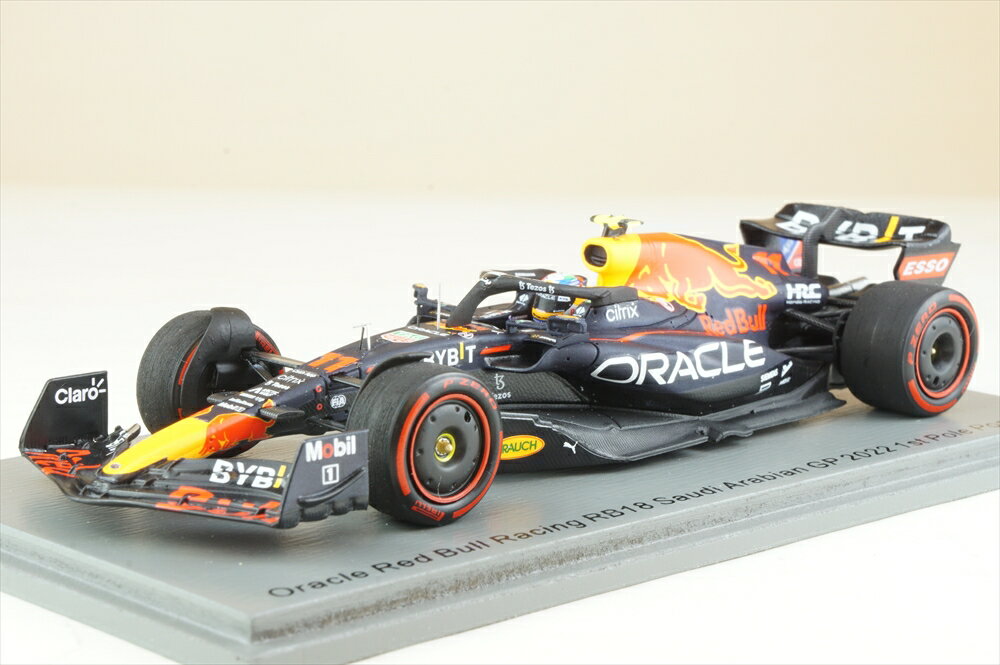 スパーク 1/43 オラクル・レッドブル・レーシング RB18 No.11 2022 F1 サウジアラビアGP ポールポジション S.ペレス 完成品ミニカー S8525