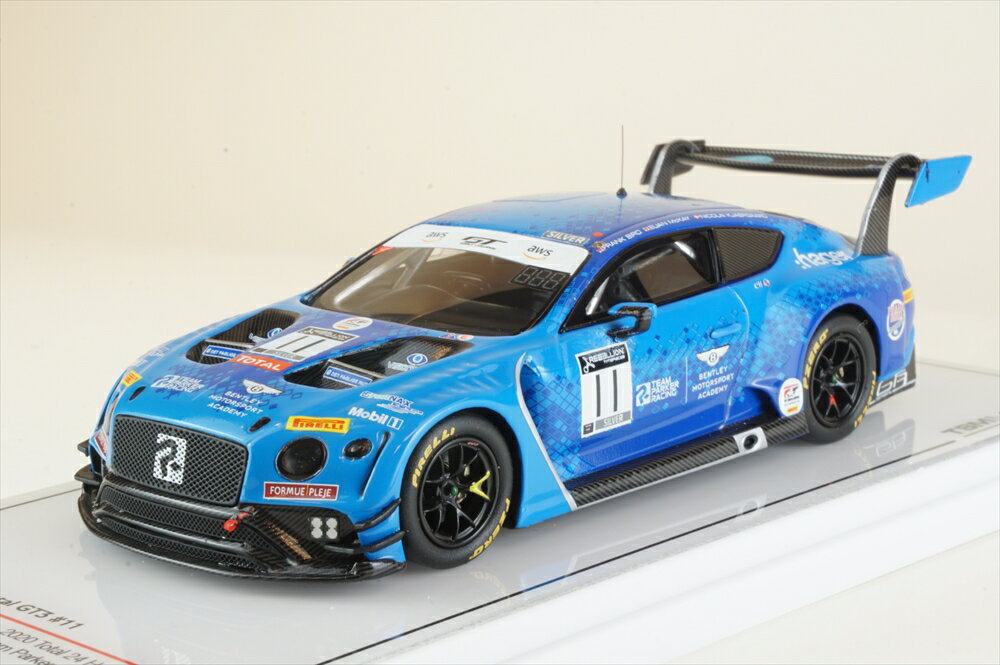 トゥルースケール 1/43 ベントレー コンチネンタル GT3 トタル No.11 パーカー 2020 スパ24時間 F.バード/and more 完成品ミニカー TSM430567