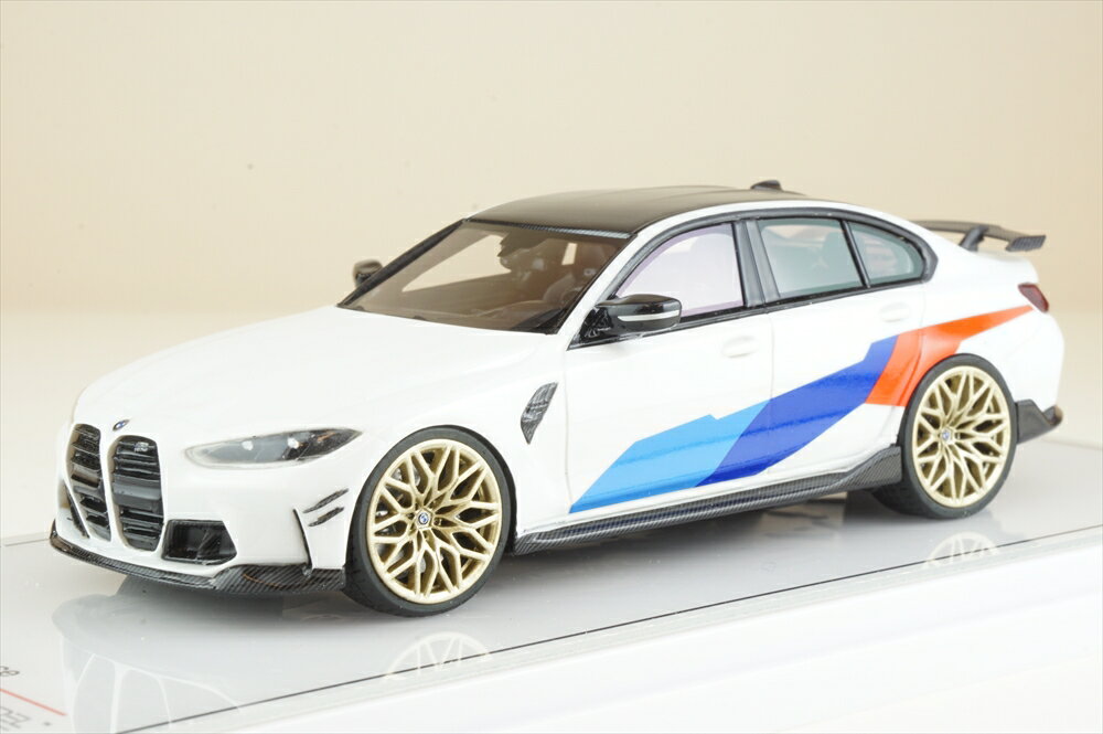 トゥルースケール 1/43 BMW M3 Mパフォーマンス G80 アルピンホワイト 完成品ミニカー TSM430573