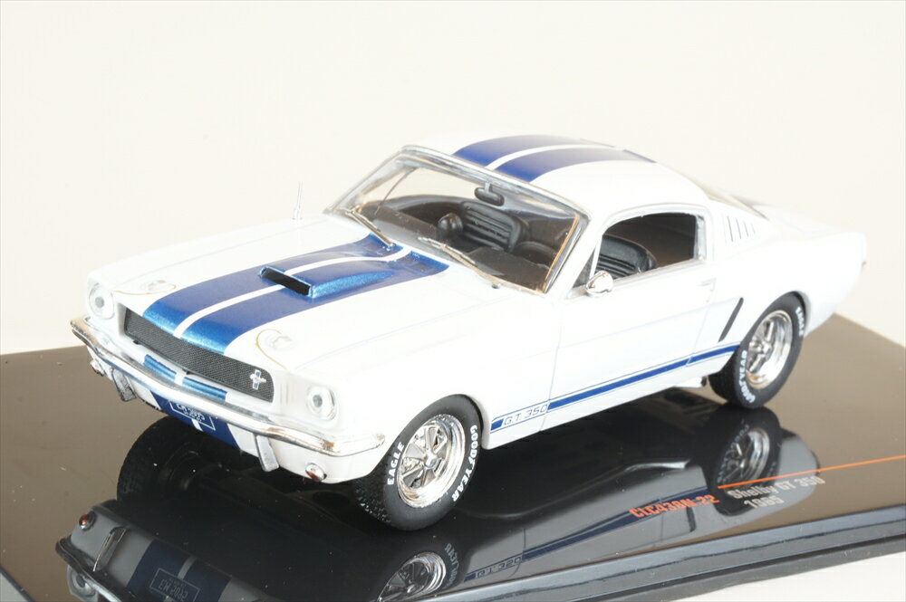 イクソ 1/43 シェルビー GT 350 1965 ホワイト 完成品ミニカー CLC438N