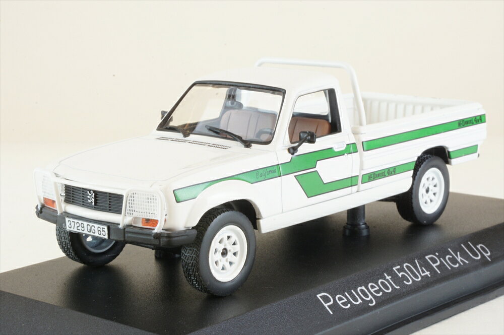 乐天商城 - ノレブ 1/43 プジョー 504 ピックアップ 4x4 ダンジェル 1985 ホワイト 完成品ミニカー 475458