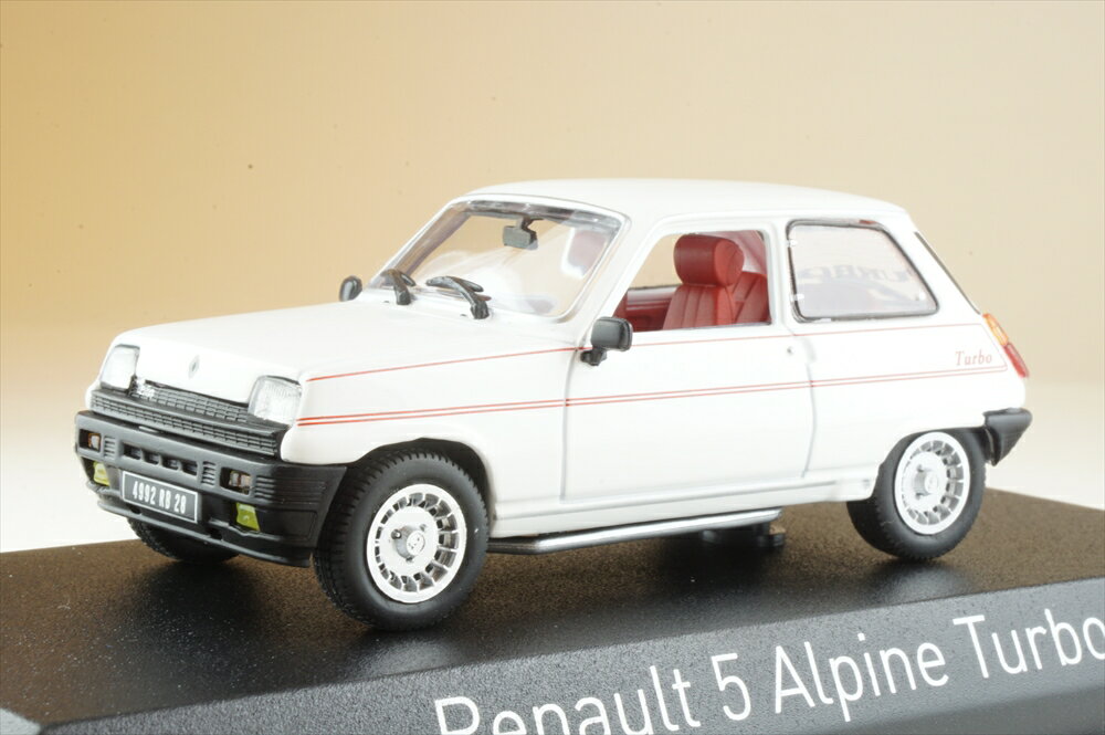 乐天商城 - ノレブ 1/43 ルノー 5 アルピーヌ ターボ 1983 ホワイト 完成品ミニカー 510535