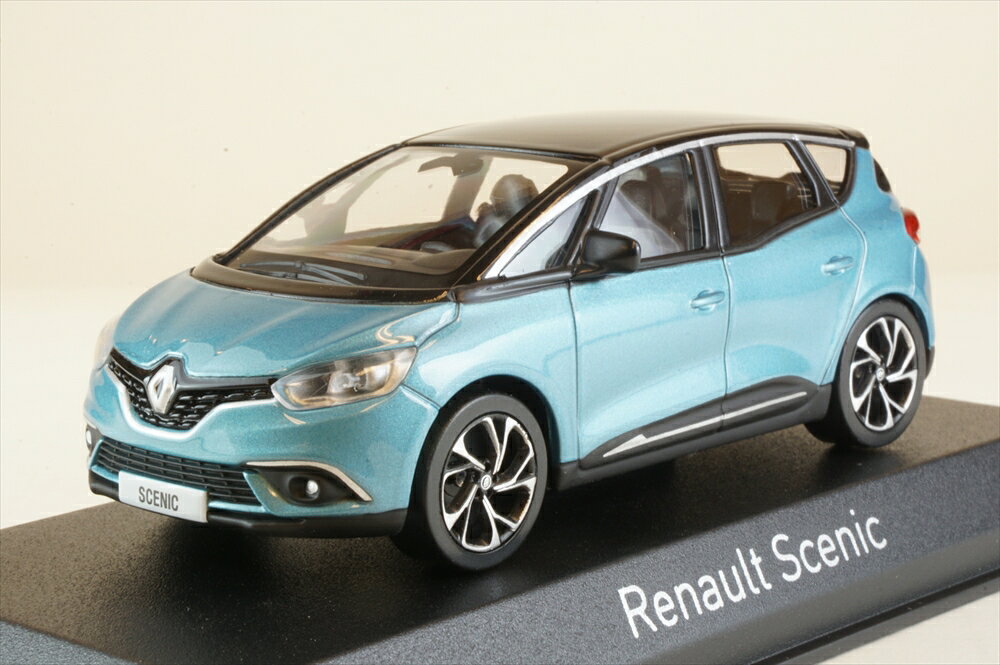 乐天商城 - ノレブ 1/43 ルノー セニック 2016 セレステブルー/ブラック 完成品ミニカー 517735