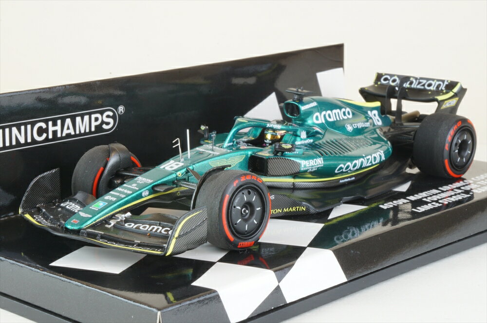 乐天商城 - ミニチャンプス 1/43 アストンマーチン AMR22 No.18 2022 F1 バーレーンGP 12位 L.ストロール 完成品ミニカー 417220118