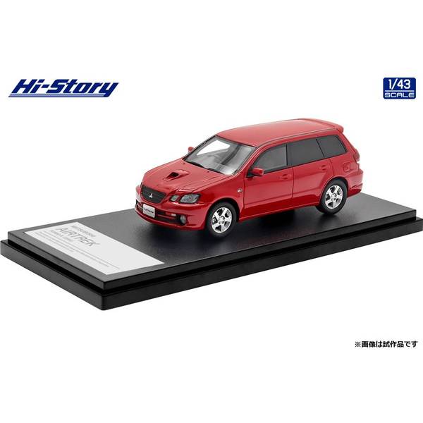 乐天商城 - ハイストーリー 1/43 ミツビシ エアトレック ターボR 2002 レッド 完成品ミニカー HS413RE