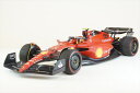 BBR/ミニチャンプス 1/18 フェラーリ F1-75 No.55 2022 F1 バーレーンGP 2位 C.サインツJr. 完成品ミニカー PBBR221855