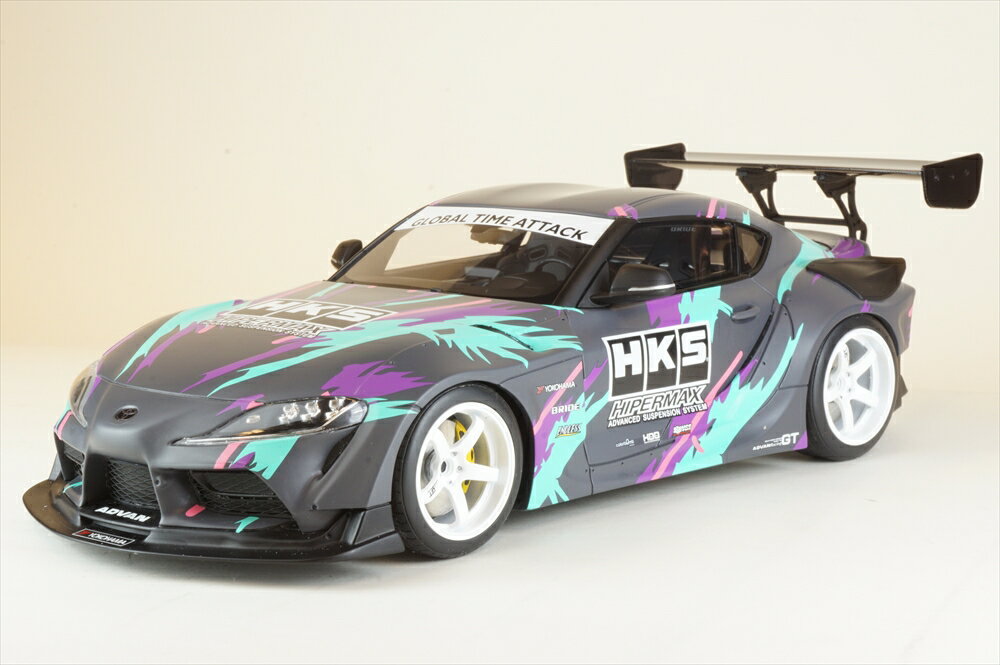 GTスピリット 1/18 HKS トヨタ GR スープラ プレゼンテーション グレー 完成品ミニカー GTS407