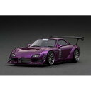 イグニッションモデル 1/43 FEED Afflux GT3 マツダ RX-7 FD3S パープルメタリック 完成品ミニカー IG3023